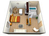 Garden Grove Aspen Studio Floor Plan